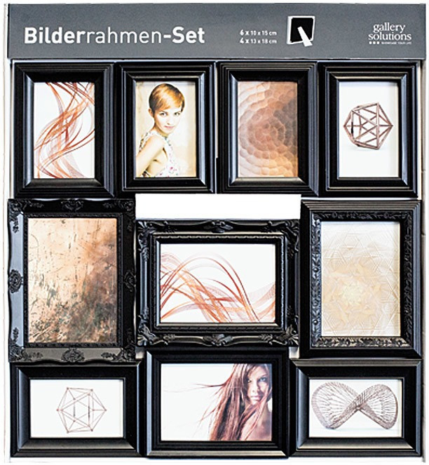 Nielsen 10er Ornament Set black