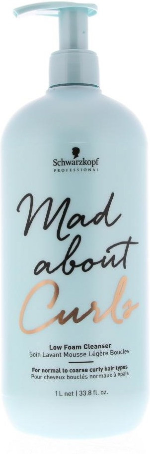 Schwarzkopf Mad About Curls Low Foam Cleanser Shampoo (1000 ml)