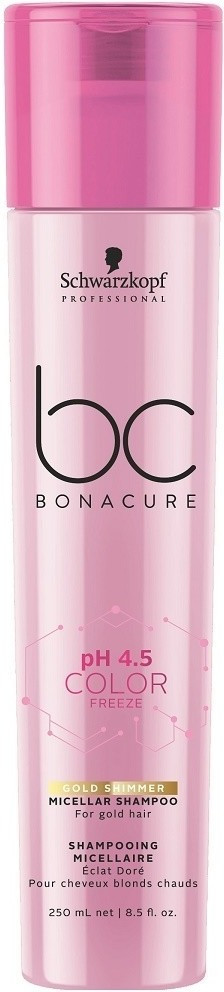 Schwarzkopf BC Bonacure Color Freeze Gold Shimmer Micellar Shampoo (250 ml)