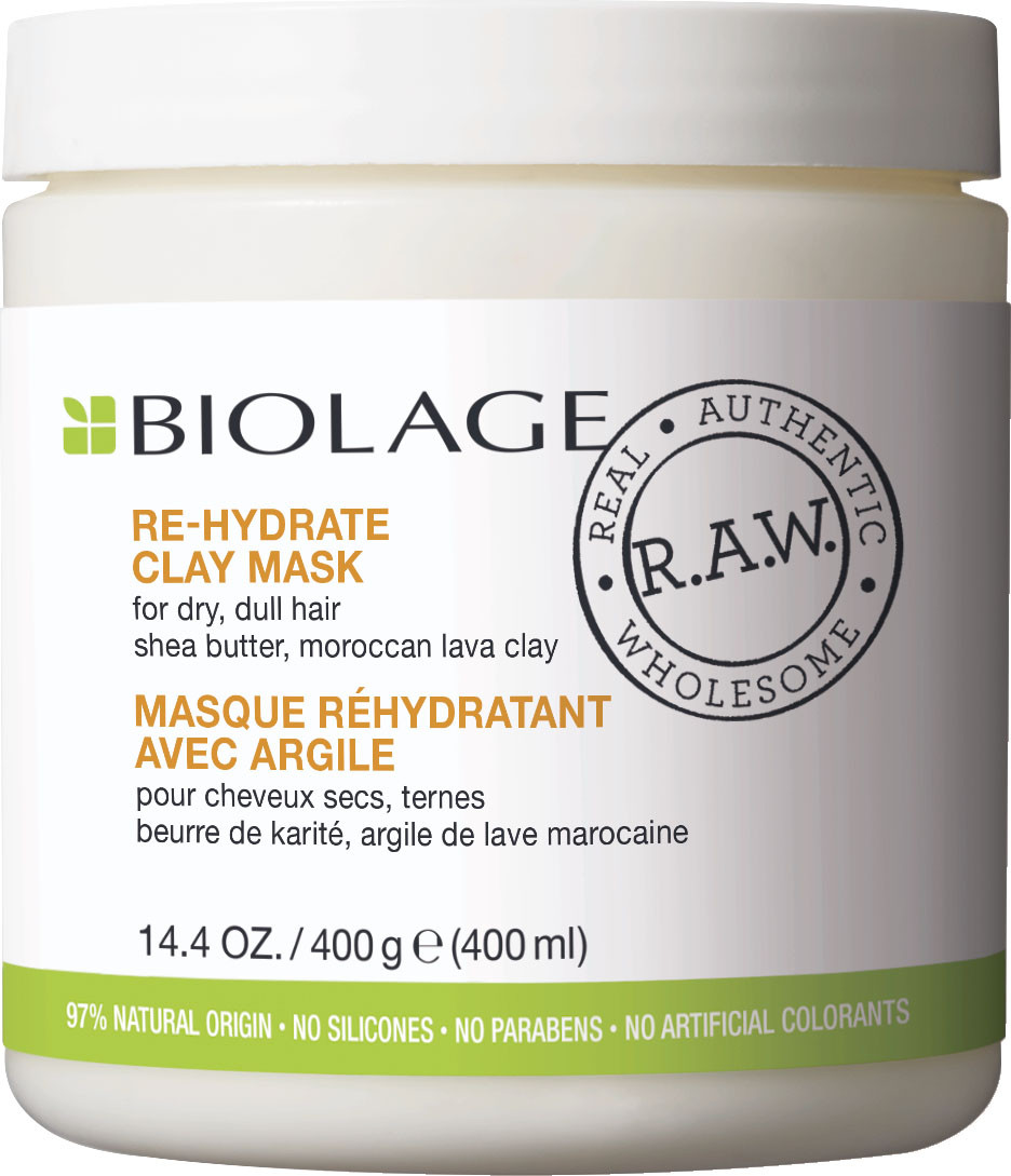 Biolage R.A.W. Re-Hydrate Clay Mask (400 ml)