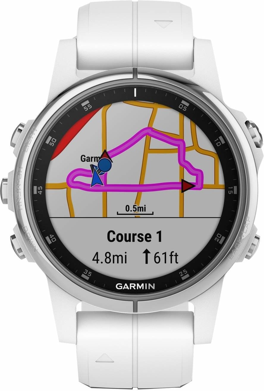 garmin fenix 5s plus white sapphire