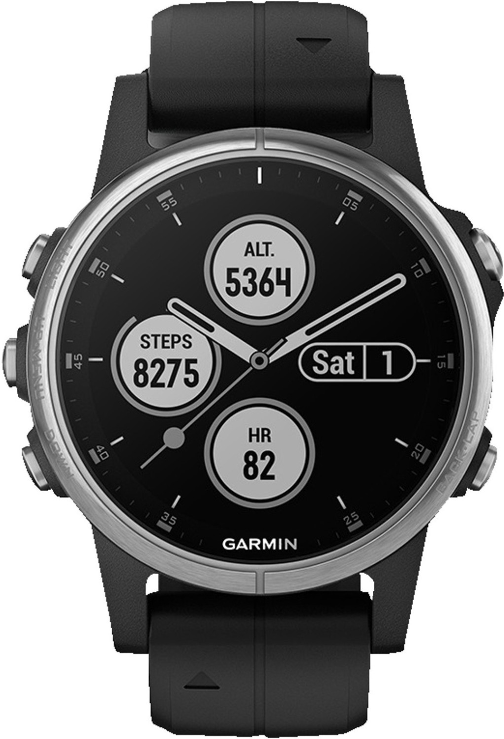 Garmin fenix 5S Plus argent/noir