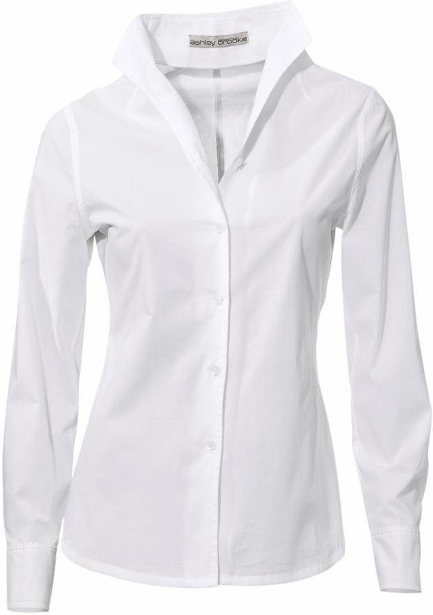 Patrizia Dini Stehkragenbluse (72322259) white