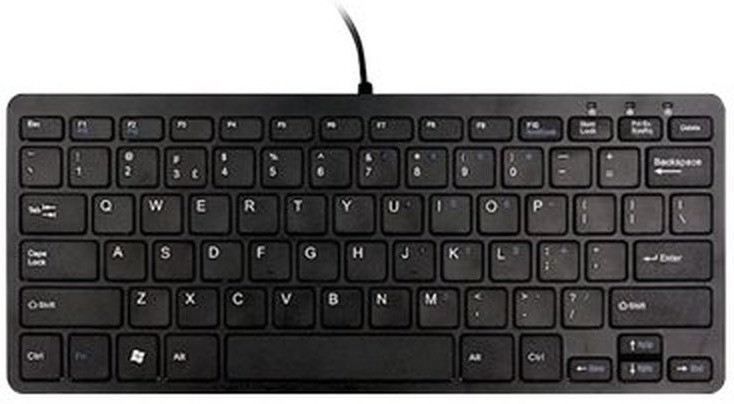 HE Ergo R-Go Compact-Tastatur (black)(nordic)