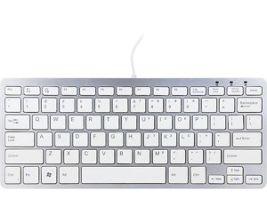 HE Ergo R-Go Compact-Tastatur (white)(nordic)