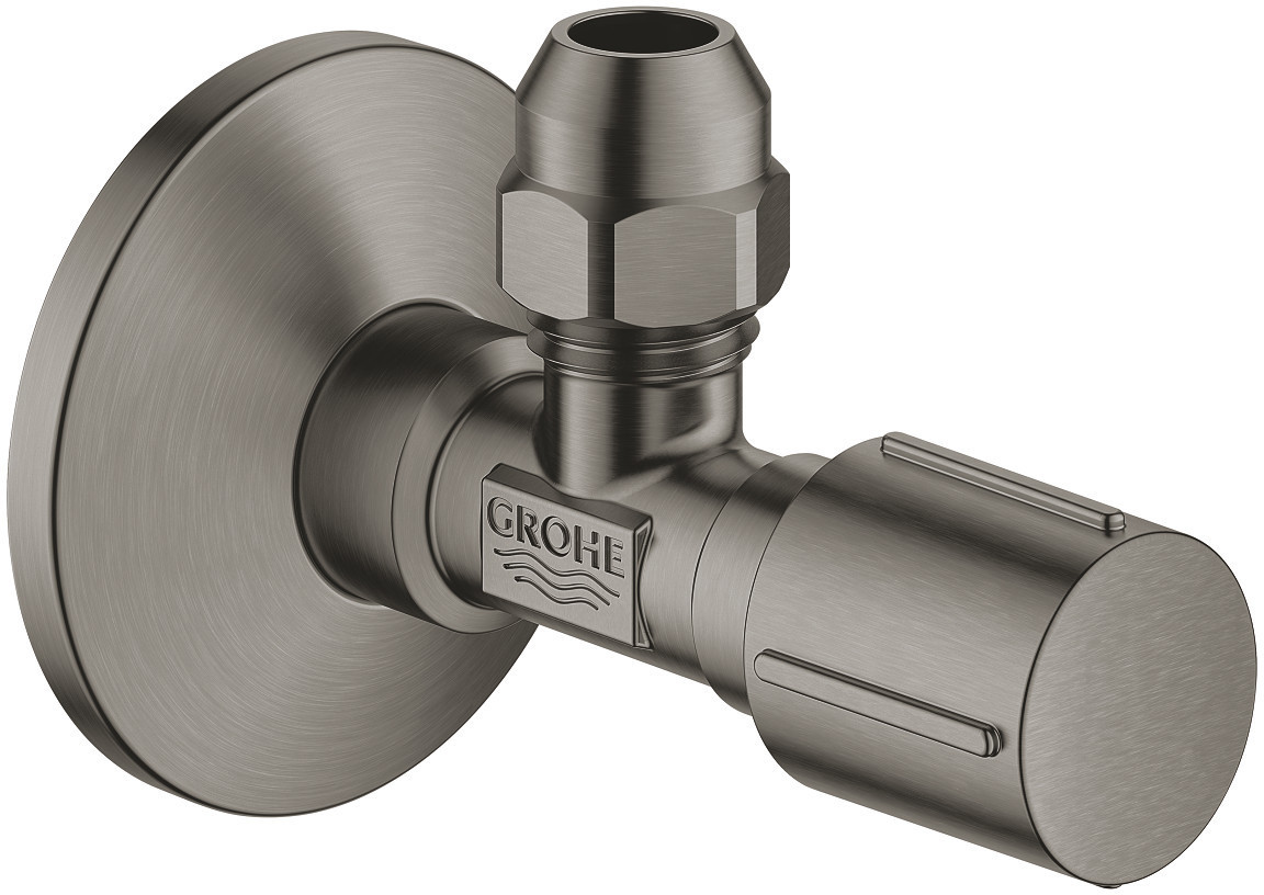 GROHE Angle Valve DN15 hard graphite brushed (22037AL0)
