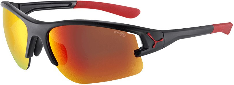 Cébé Across CBACROS7 (matt black red/1500 grey PC red flash mirror Cat.3 + 500 yellow PC Cat.0)