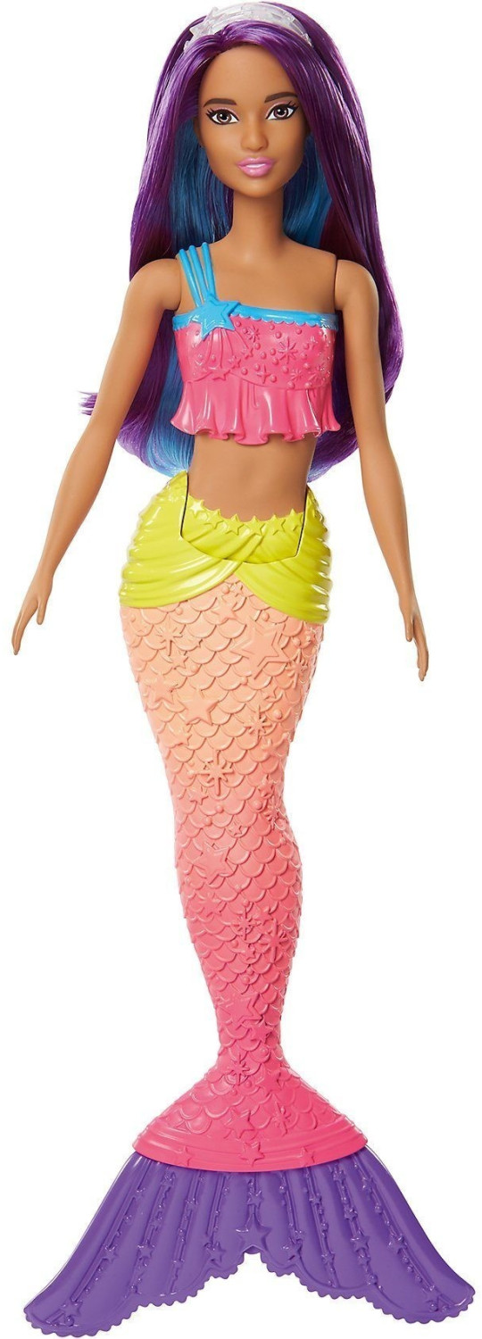 Barbie Sirène multicolore arc-en-ciel 2 (FJC90)