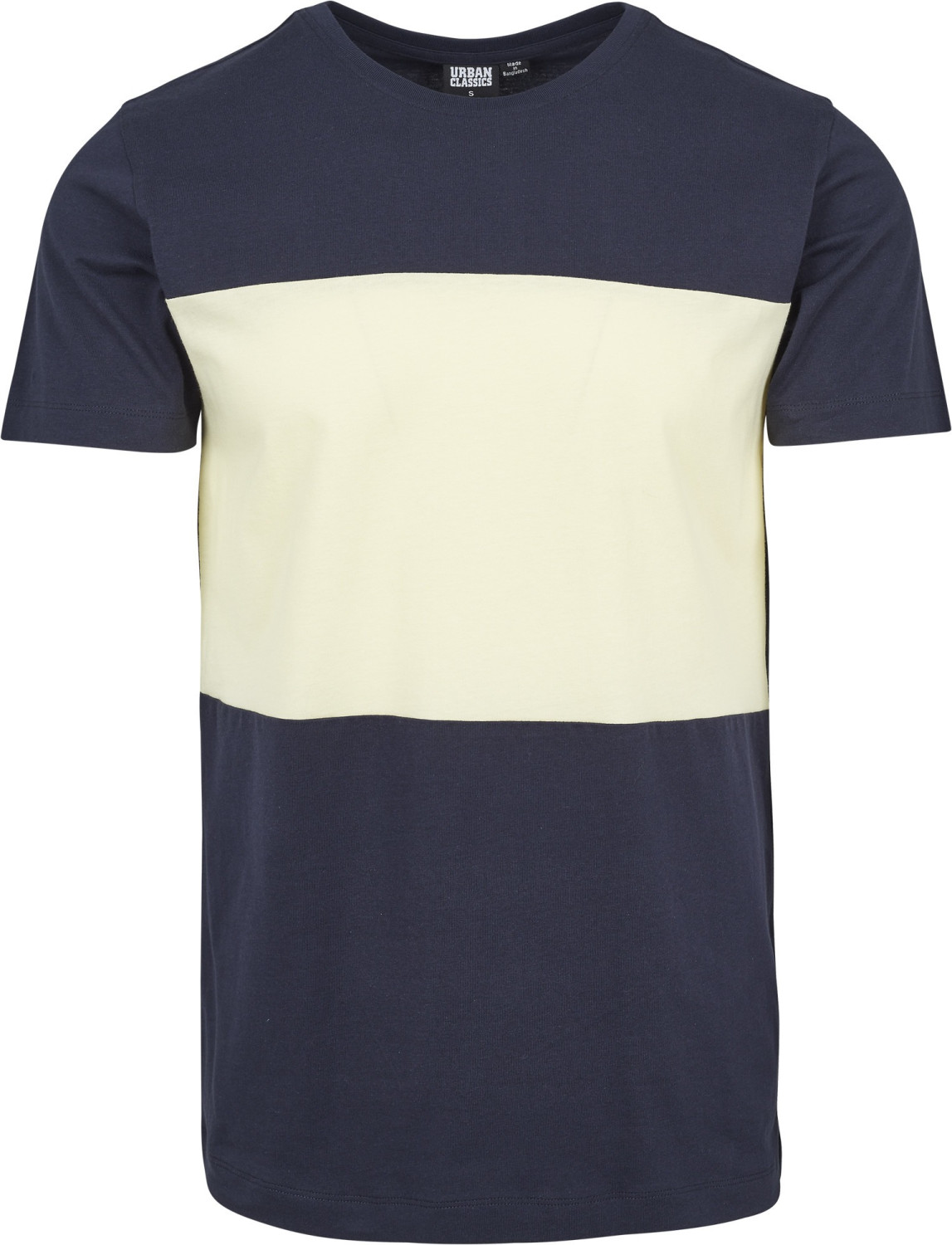 Urban Classics Contrast Panel Tee nvy/powderyellow (TB2057)