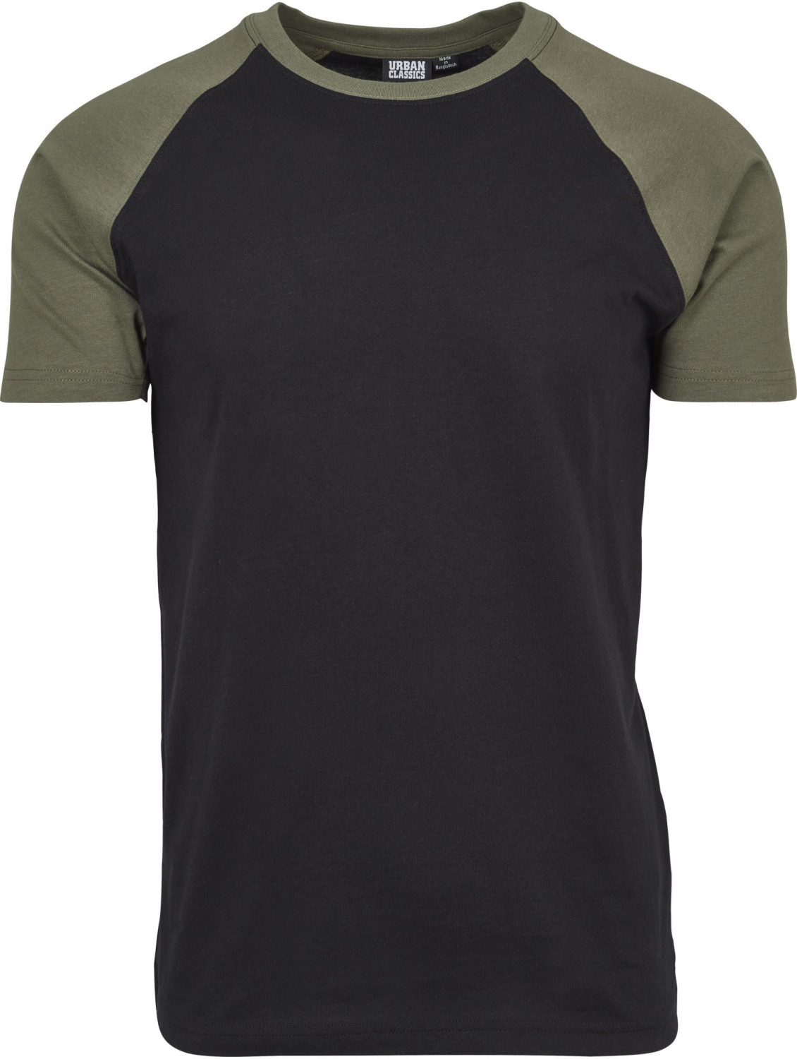 Urban Classics Raglan Contrast Tee blk/olive (TB639)