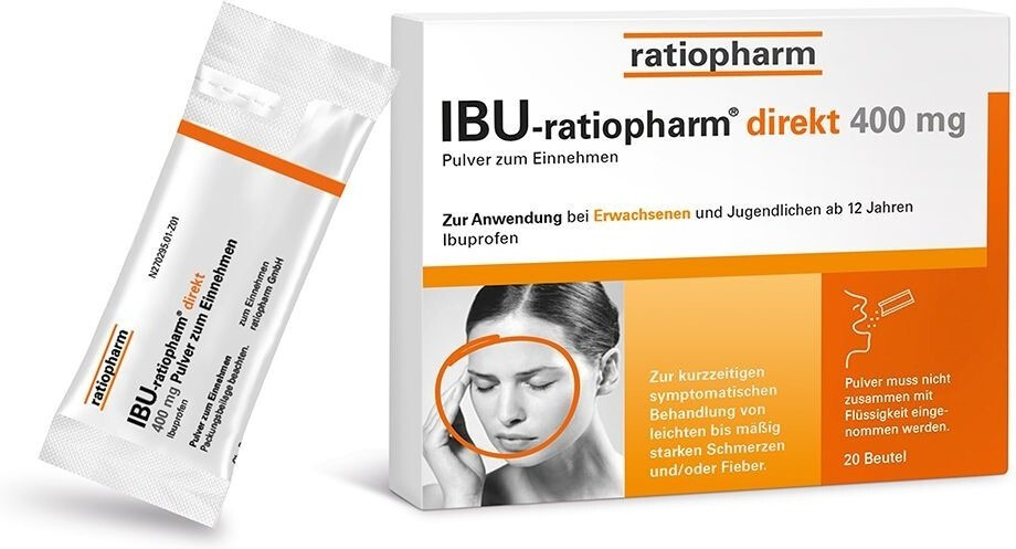 Ibu Ratiopharm Direkt 400 Mg Pulver