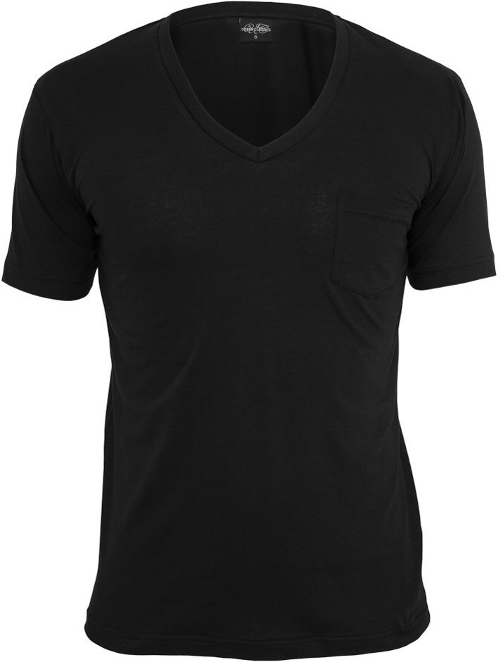 Urban Classics V-Neck Pocket Tee black (TB497)