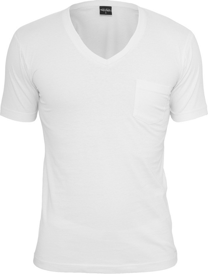 Urban Classics V-Neck Pocket Tee white (TB497)
