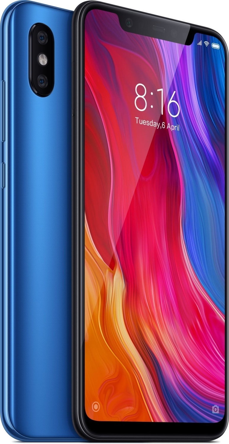 Xiaomi Mi 8 64 Go bleu au meilleur prix sur idealo.fr
