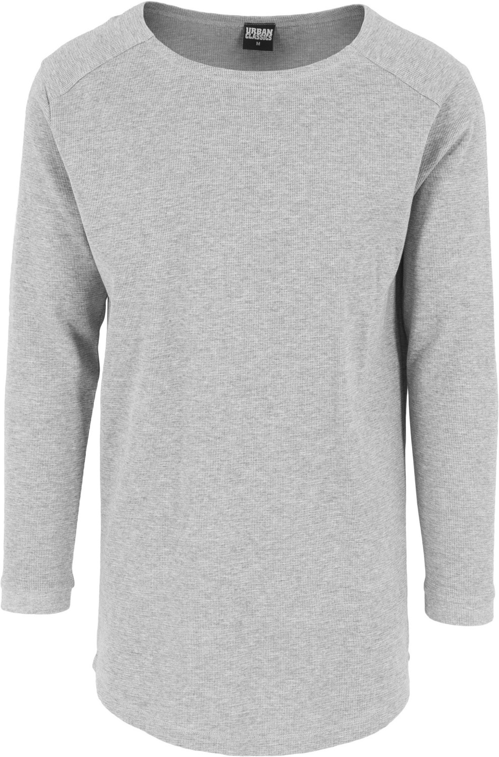 Urban Classics Long Shaped Waffle L/S Tee grey