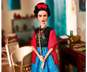 FJH65 poupée de collection Femmes dException en robe traditionnelle mexicaine jouet collector Barbie Signature Frida Kahlo 