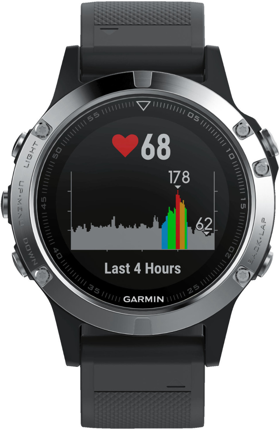 Garmin fenix 5 argent/noir