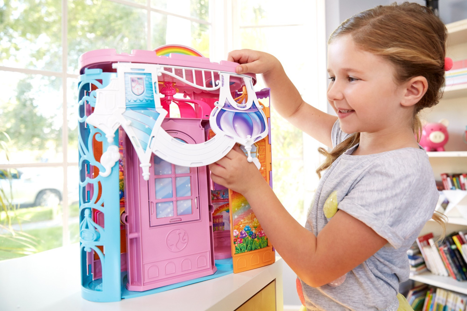 Chateau arc en ciel barbie hotsell