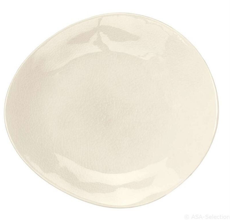 ASA Alamaison dessert plate champagne 19.5 cm W 18 cm
