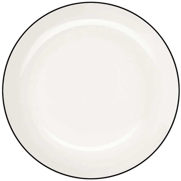 ASA Ligne noir dessert plate 14.5 cm