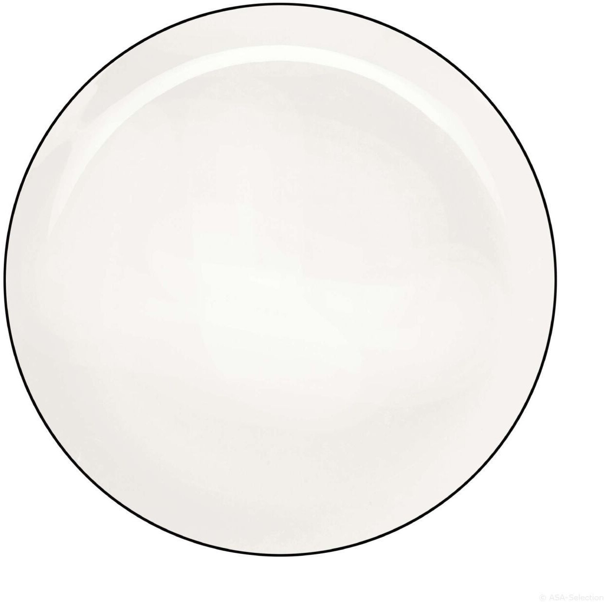 ASA Ligne noir plate flat Ligne noir 26.5 cm