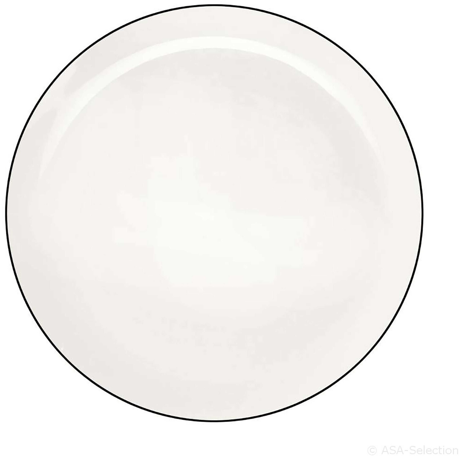 ASA Ligne noir plate flat Ligne noir 31.5 cm