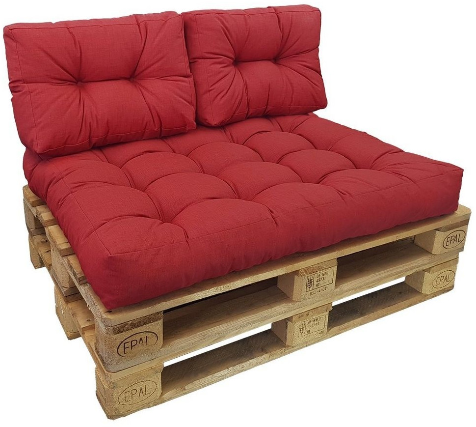 Proheim Tino Outdoor palette pillow  long back cushion red