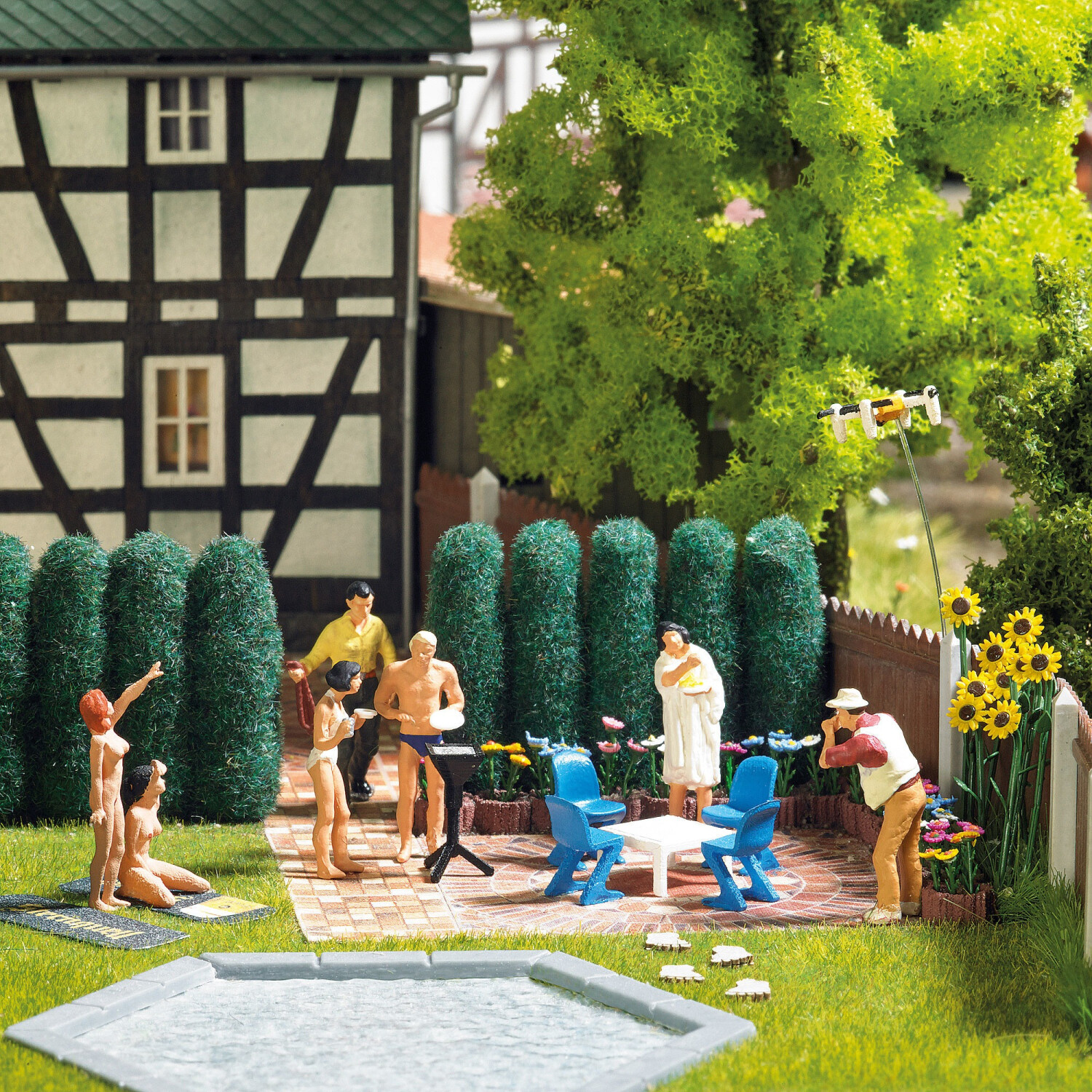 Busch Garden Furniture, H0 (1189)