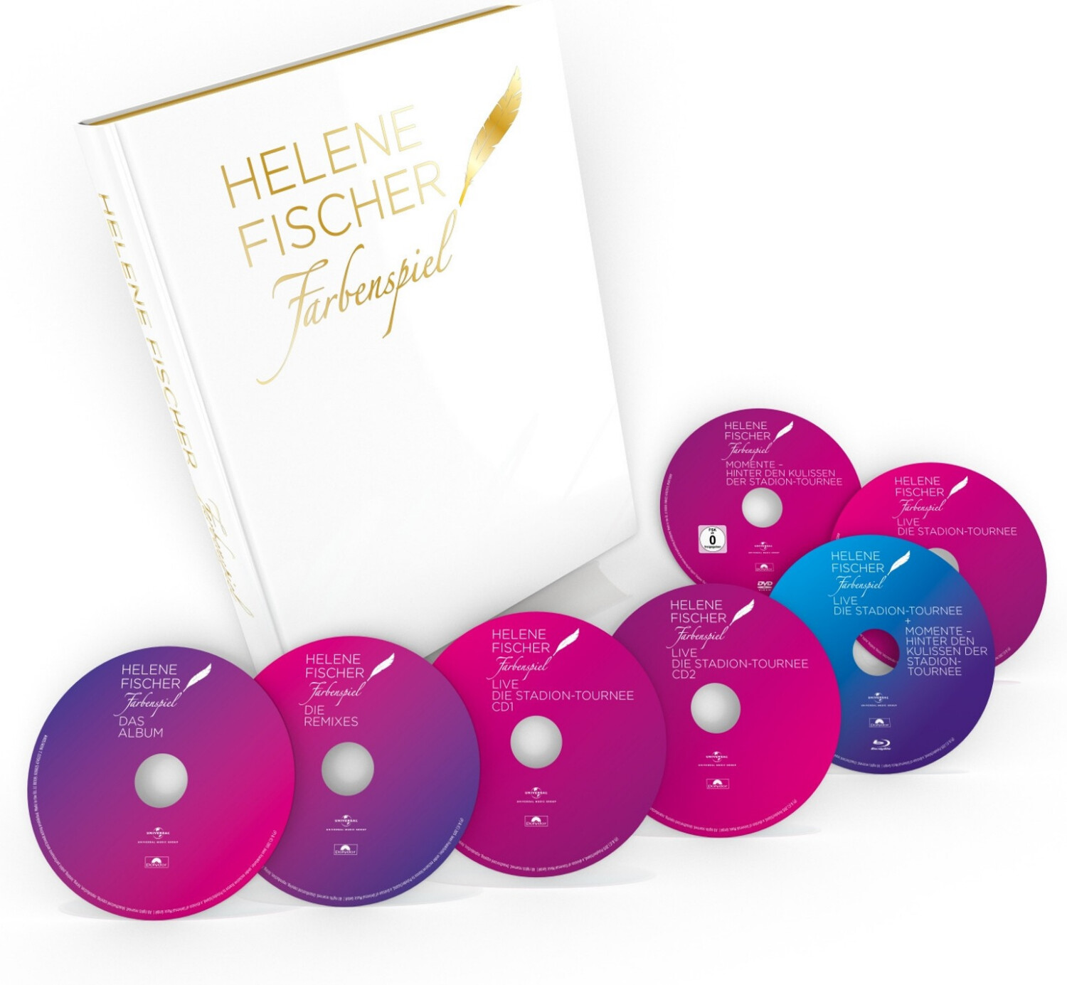 Helene Fischer - Farbenspiel (Limitierter Bildband) (CD + DVD + Blu-ray)