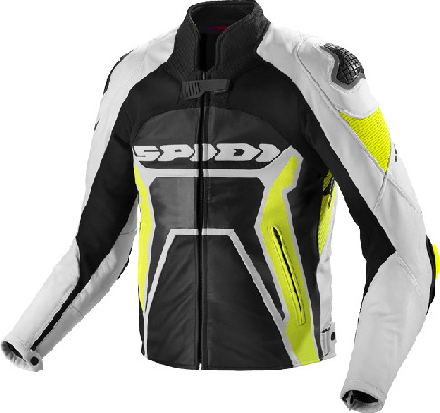 Spidi Blouson Warrior 2 noir/jaune fluo