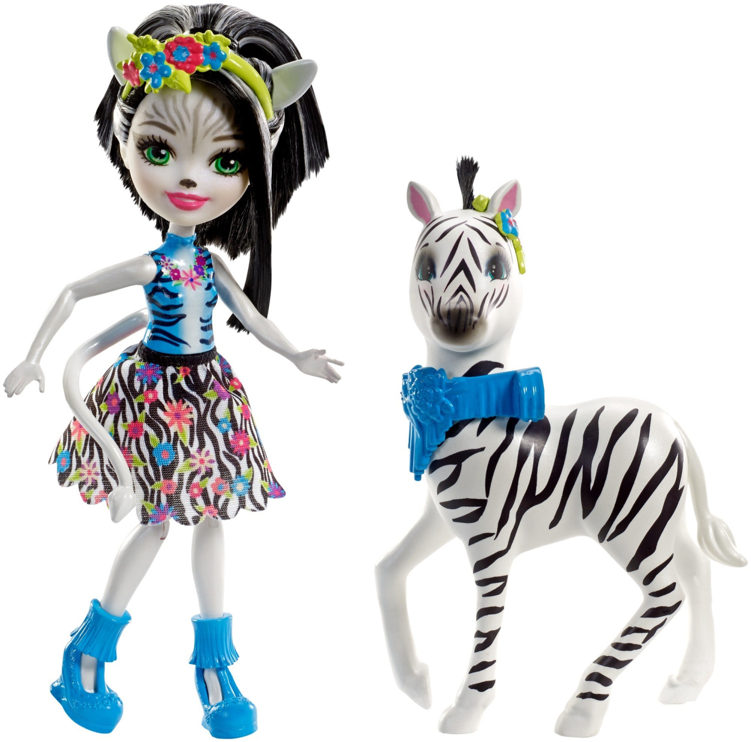 Enchantimals Zelena Zebra 15 cm