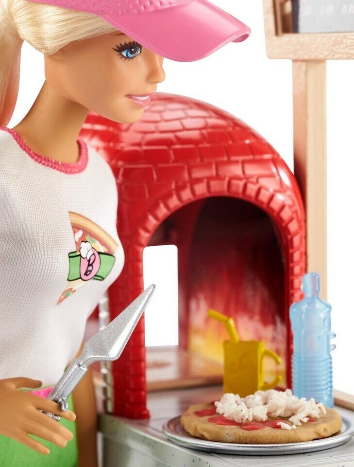 Coffret Barbie Pizzeria avec pâte à modeler MATTEL pas cher