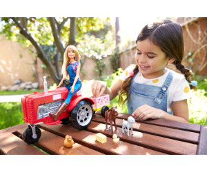 barbie fermiere et tracteur