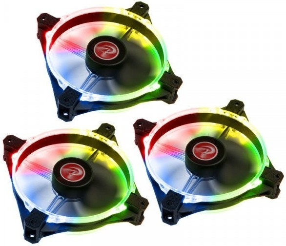 Raijintek Macula 12 Rainbow 120mm 3 pack