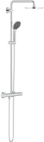GROHE Colonne de douche avec mitigeur thermostatique Vitalio Joy XXL 210 (chromé, 27965000)