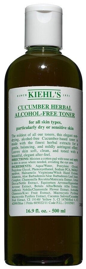 Kiehl’s Cucumber Herbal Alcohol-Free Toner (500ml)