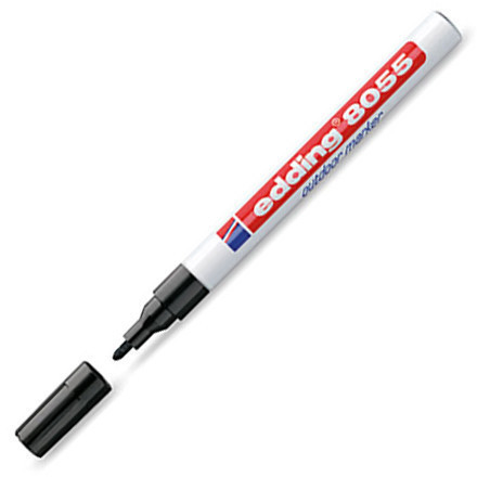 Photos - Felt Tip Pen Edding 8055 Outdoormarker black 