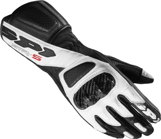 Photos - Motorcycle Gloves Spidi Fashion  STR-5 Lady black/white 