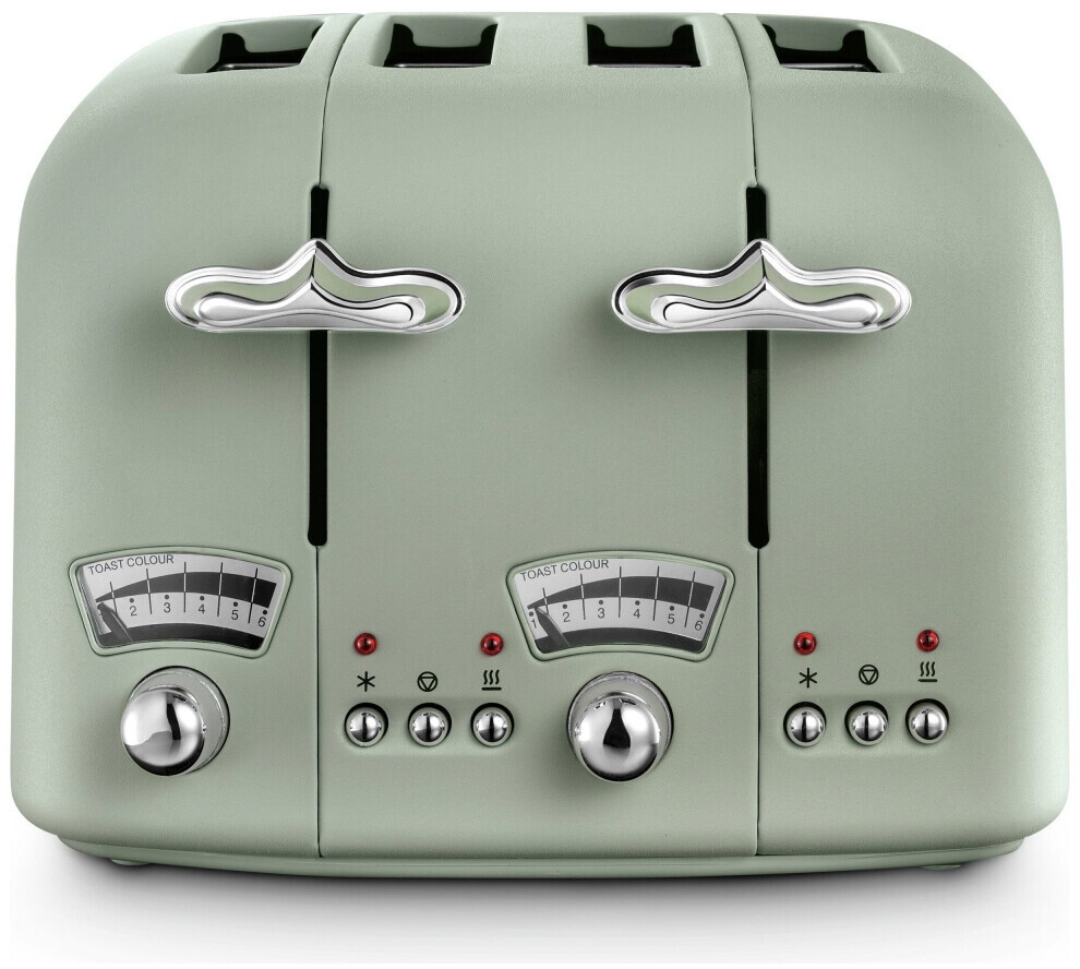 Buy De'Longhi Argento 4 Slice Toaster Green from £44.99 (Today) Best