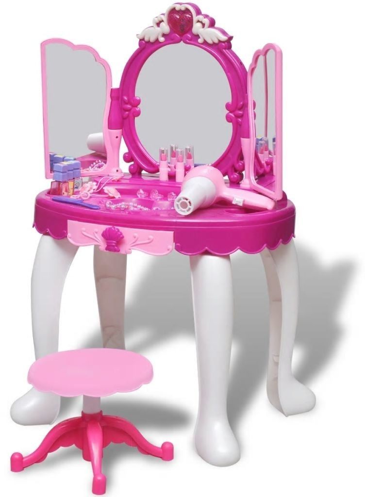 vidaXL Dressing table with chair