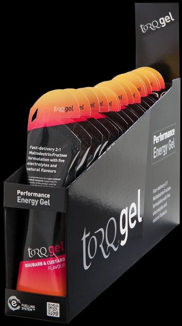 Torq Gel Rhubarb and Custard (15 x 45g)