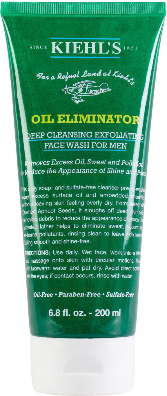 Kiehl’s Oil Eliminator Deep Cleansing Exfoliating Face Wash For Men