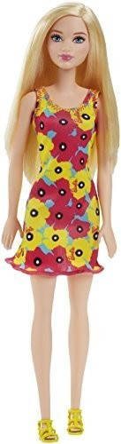 Barbie Fashionistas - Yellow Flower Dress (DVX87)