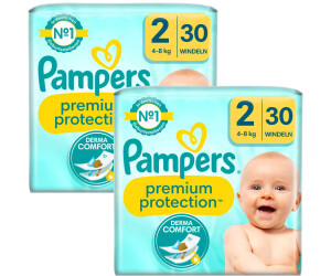 talla 0, 1,5-2,5 kg, 1 paquete de 24 unidades Pampers Premium Protection Baby Pañales 