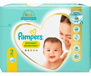 PAMPERS Premium protection couches taille 2 (4-8kg) 54 couches pas cher 