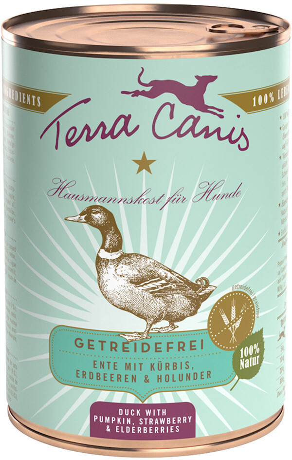 Terra Canis Duck with Pumpkin Strawberry & Elderberries 800g