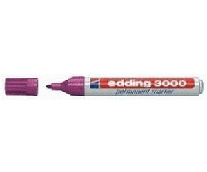 edding 3000 marcador permanente - negro - 1 rotulador - punta redonda 1,5-3  mm - indeleble de secado rápido - resistente al agua y a los borrones 