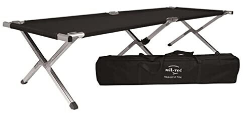 Mil Tec Camp Bed US Type (black)