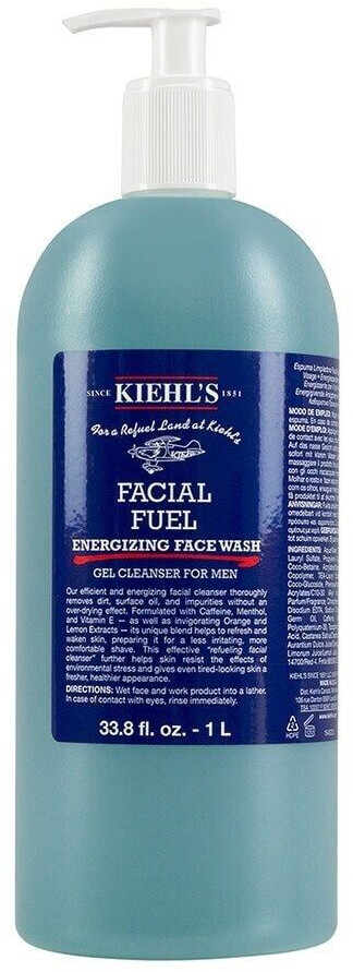 Kiehl’s for Men Facial Fuel Face Wash (1000ml)