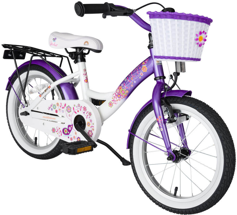 Star-Trademarks Bikestar 16 pouces Classic violet-blanc
